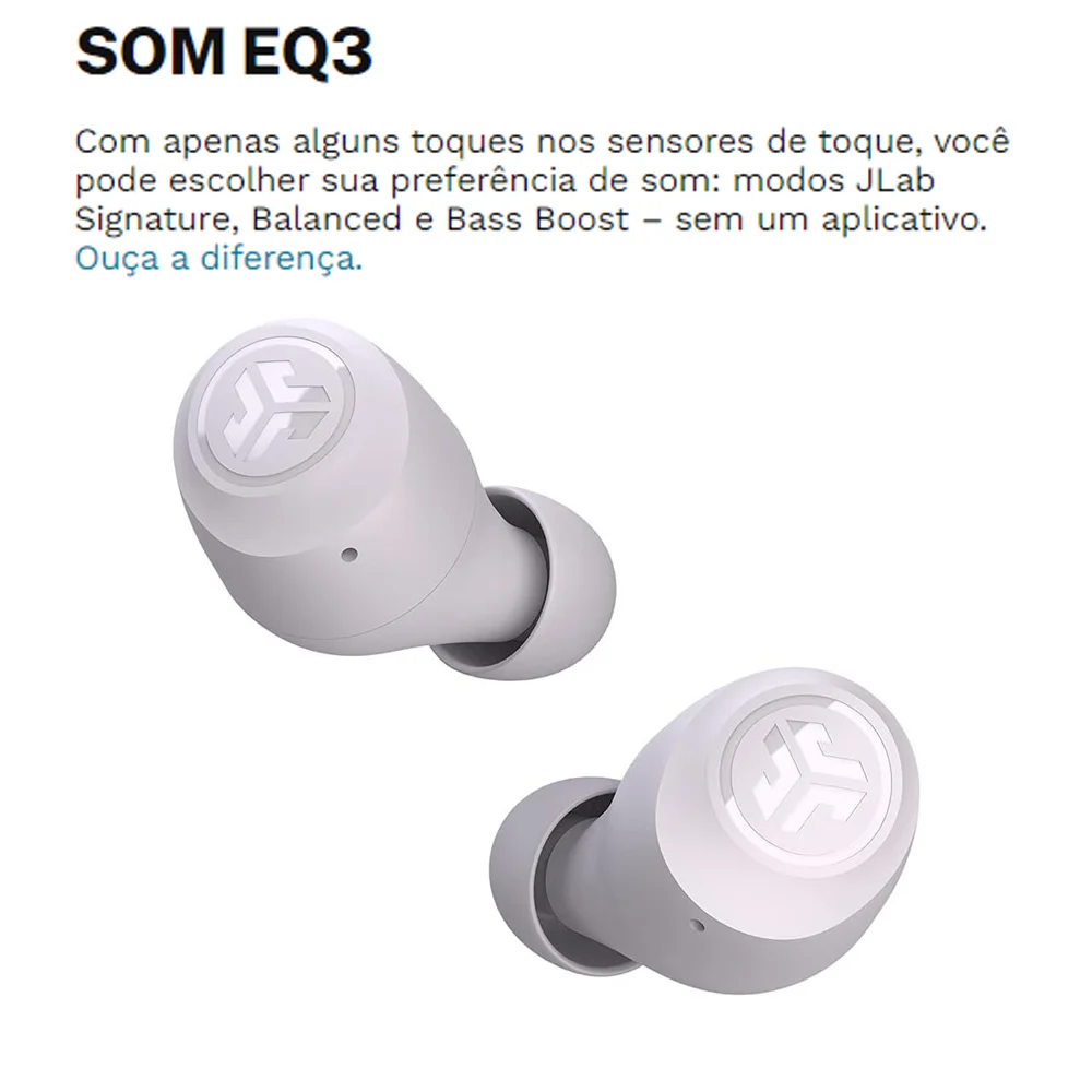 Imagem 2 de 5 do produto Fone De Ouvido Sem Fio 1hora Aut201b Bluetooth 5.3 Branco