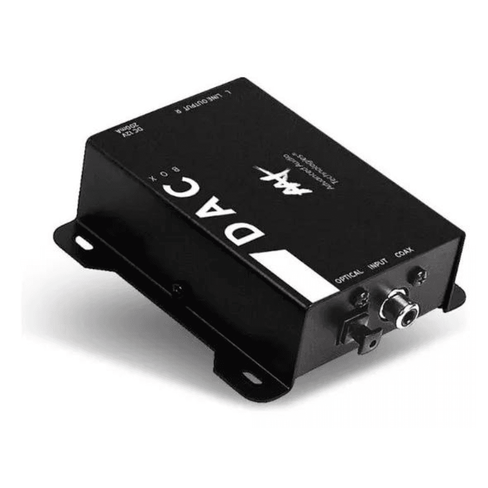 Conversor De Áudio Digital Analógico Aat Dac Box Óptico Rca