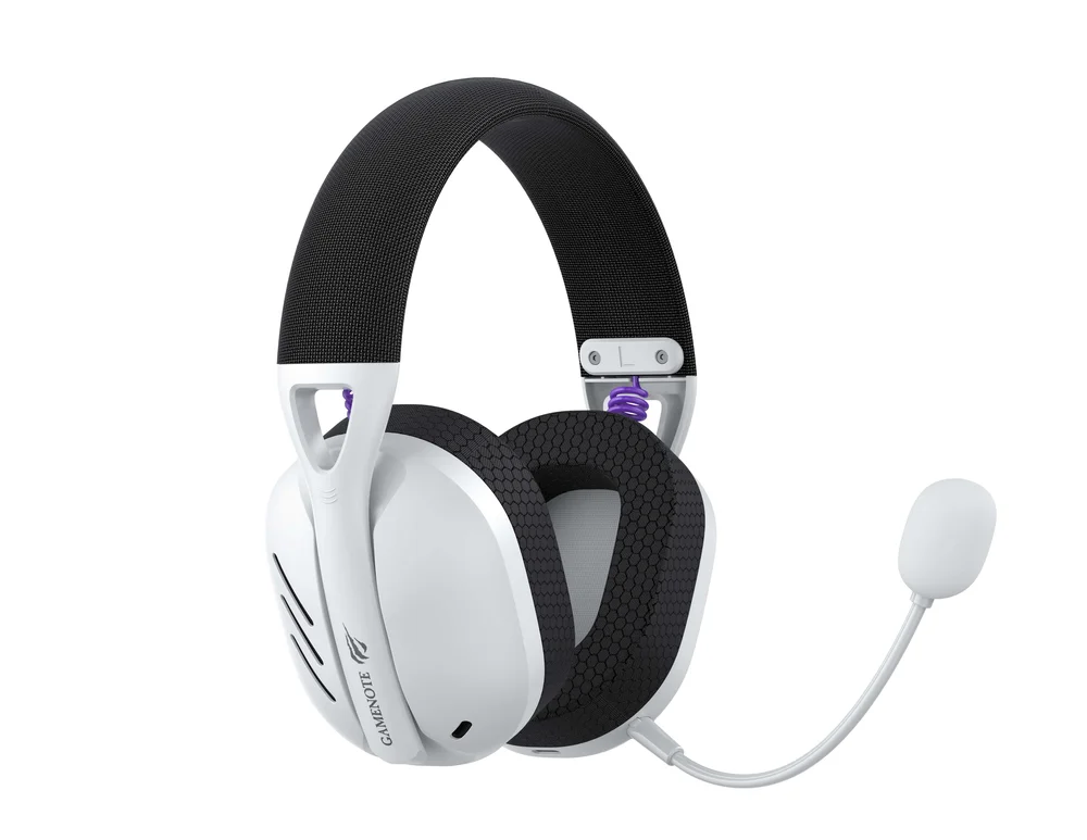 Imagem 4 de 5 do produto Headset Gamer Sem Fio Havit Fuxi H3, 7.1 Surround, Driver 40mm, Bluetooth E Usb, Preto - Fuxi-h3 Branco