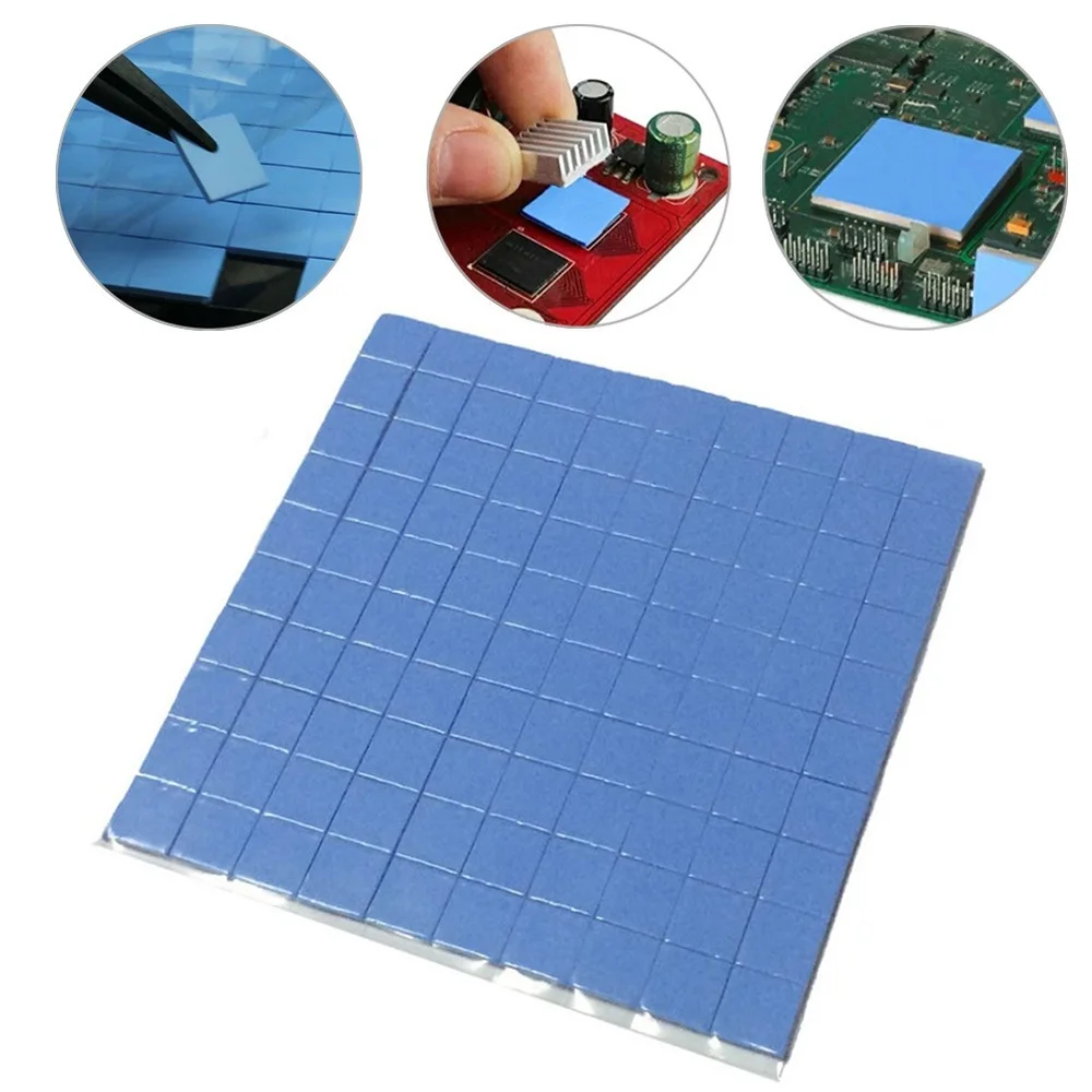 Thermal Pad Almofada Térmica Dissipador Esp 0.5mm - 100 Unidades De 1cm 8