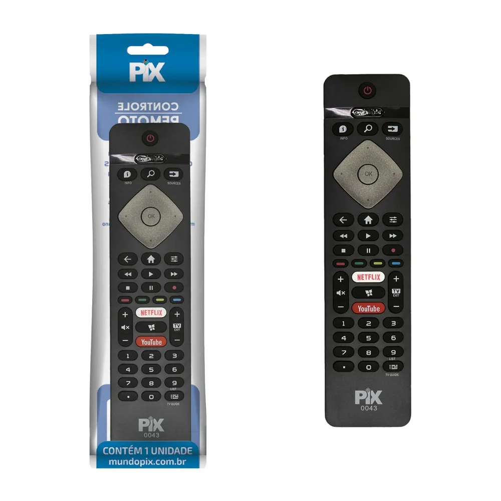 Imagem 3 de 3 do produto Controle Remoto Compatível Com Philips Smart Tv Rc4154301/01