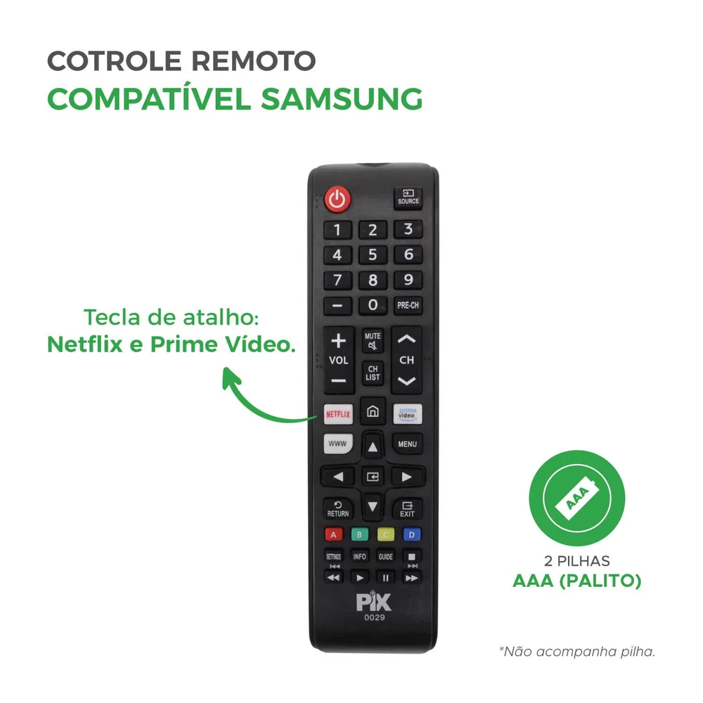 Imagem 3 de 4 do produto Controle Remoto Compatível Smart Tv Bn59-01315a
