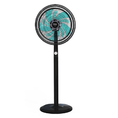 Ventilador De Coluna 40cm 10 Pás Philco Pvt466 Preto Com Azul 127v