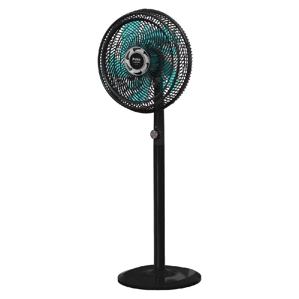 Imagem 2 de 5 do produto Ventilador De Coluna 40cm 10 Pás Philco Pvt466 Preto Com Azul 127v