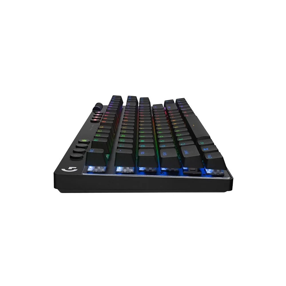 Imagem 4 de 5 do produto Teclado Gamer Sem Fio Logitech G Pro X Com Design Tkl, Layout Us, Rgb Lightsync E Switch Exclusivo Gx Brown Tactile, Preto- 920-012127