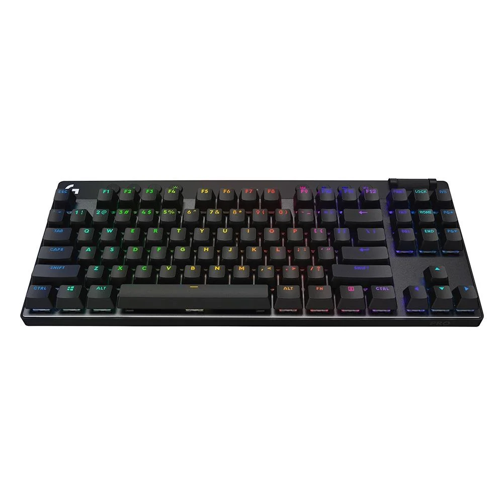 Imagem 5 de 5 do produto Teclado Gamer Sem Fio Logitech G Pro X Com Design Tkl, Layout Us, Rgb Lightsync E Switch Exclusivo Gx Brown Tactile, Preto- 920-012127