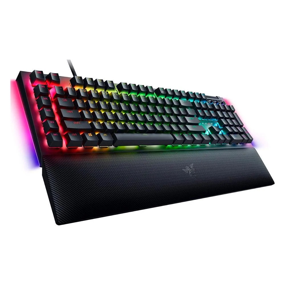 Imagem 2 de 3 do produto Teclado Gamer Razer Blackwidow V4, Chroma RGB, Switch Yellow, Layout Us - Preto - Unissex - Único