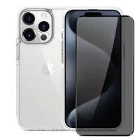 Kit Capa Anti-slip E Pelicula Defender Pro Privacidade Para Iphone 15 Pro - Gshield