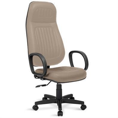 Cadeira Pres. Extra Costura H Universal C/braços Bege