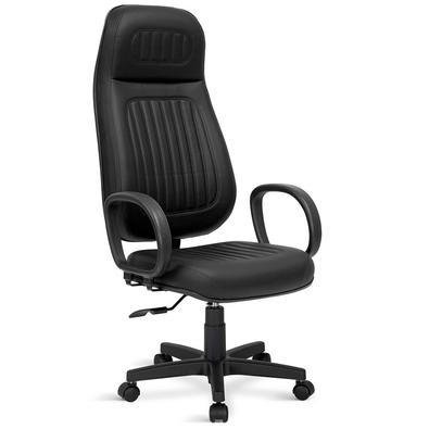 Cadeira Pres. Extra Costura H Universal C/braços Preta
