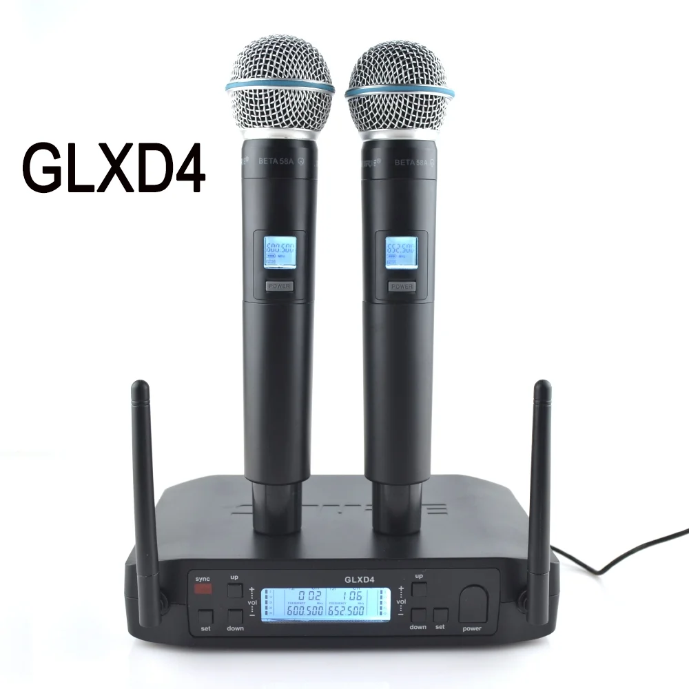 Microfone Sem Fio Shure Profissional Glxd4 Uhf