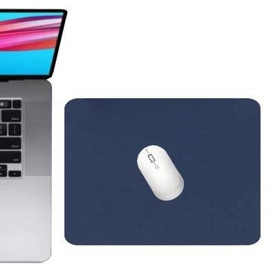 Mouse Pad Desk Pad Tapete De Mesa Gamer Office Fácil Deslize Antiderrapante 25x20cm - Azul Marinho