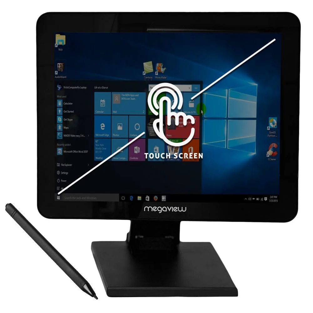Imagem 4 de 4 do produto PDV Megaview Touch 15", Intel Core I5, 8GB, SSD 120GB, Windows 10 Pro