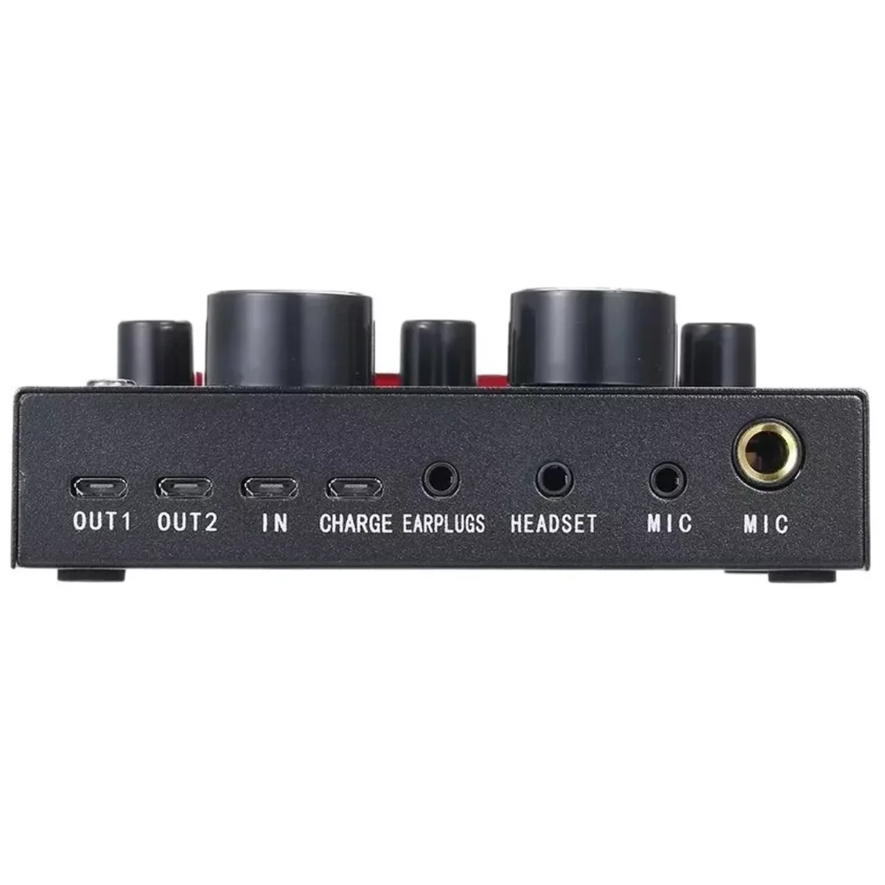Imagem 2 de 5 do produto Placa De Interface De Áudio Mxt Multifuncional Com Efeitos Para Live Streaming Mx-v8