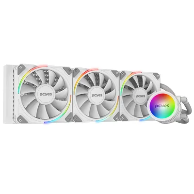 WATER COOLER 360MM SANGUE FRIO 3 ARGB WHITE GHOST - TDP 350W - ARGBSF3360WGBR