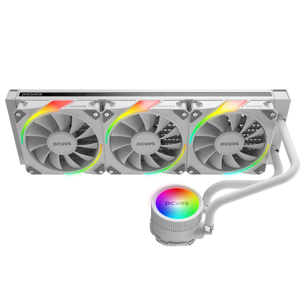 Imagem 4 de 5 do produto WATER COOLER 360MM SANGUE FRIO 3 ARGB WHITE GHOST  - TDP 350W - ARGBSF3360WGBR
