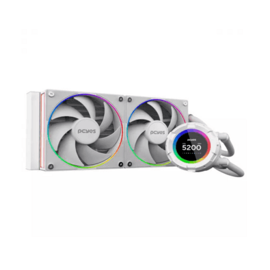 Water Cooler Pcyes Vision 240mm White Ghost - Tela Lcd 2,1