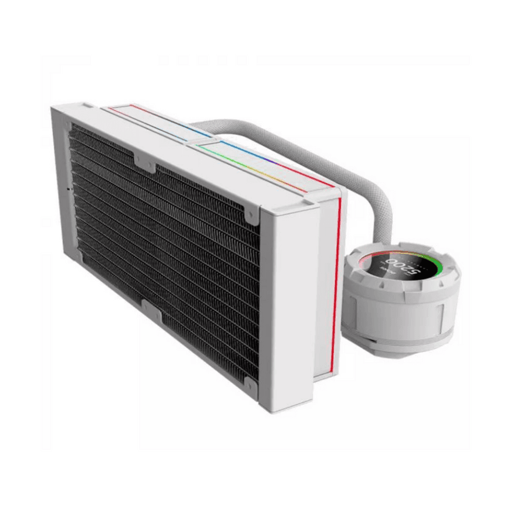 Water Cooler Pcyes Vision 240mm White Ghost - Tela Lcd 2,1 6