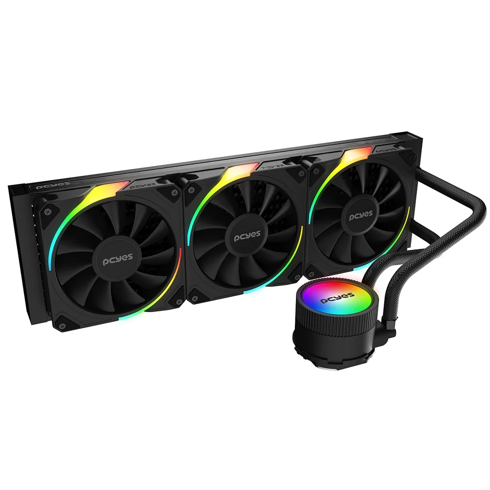 WATER COOLER 360MM SANGUE FRIO 3 ARGB BLACK VULCAN - TDP 350W - ARGBSF3360BR WATER COOLER 360MM SANGUE FRIO 3 ARGB BLACK VULCAN - TDP 350W - ARGBSF3360BR