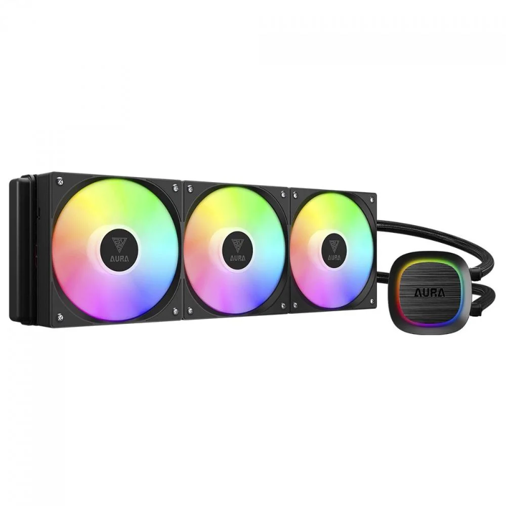 Water Cooler Gamdias Aura Gl360 V2 (amd / Intel) - 360mm - Iluminação ARGB - Preto 4