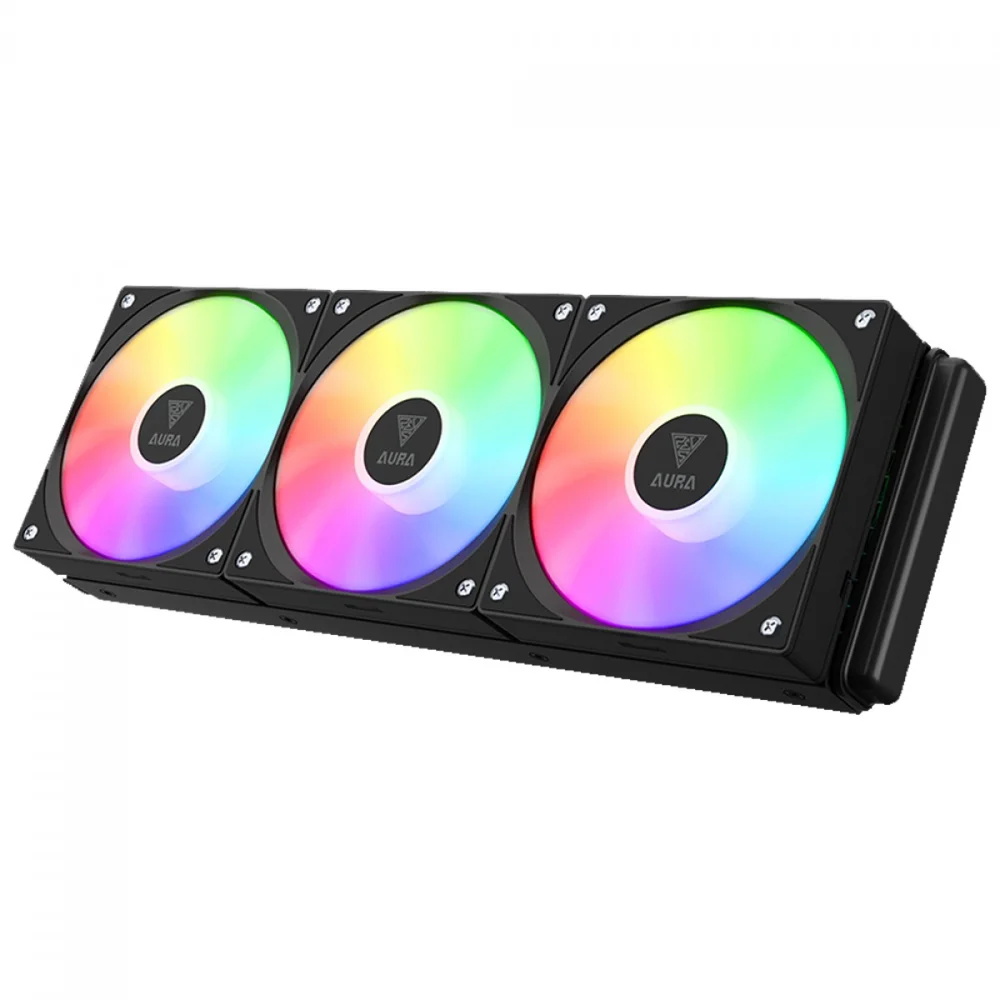 Water Cooler Gamdias Aura Gl360 V2 (amd / Intel) - 360mm - Iluminação ARGB - Preto 5