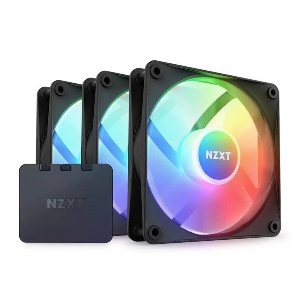 3 Coolers FAN C Controladora Nzxt F120 RGB KaBuM