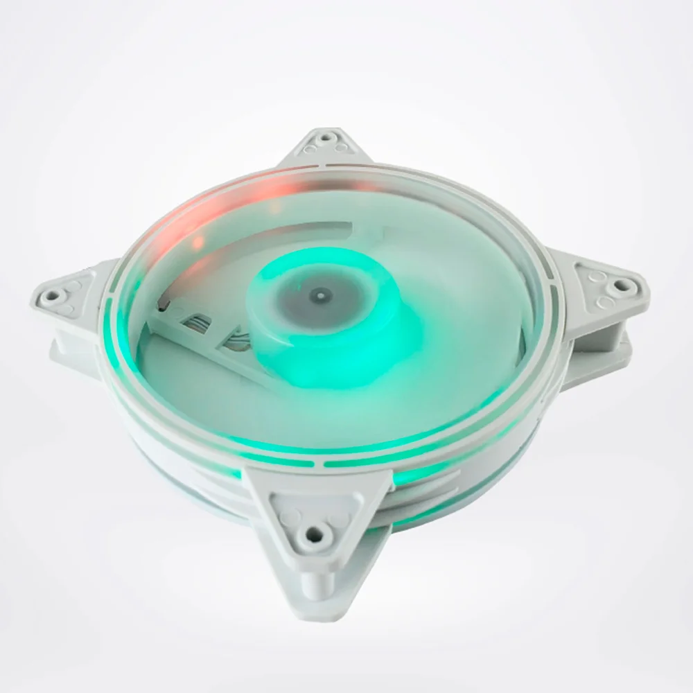 Imagem 3 de 5 do produto Fan Cooler Rgb Adicional Para Gabinete Hayom Gb1730 / Gb1733 - Branco 120mm - Fc1330.