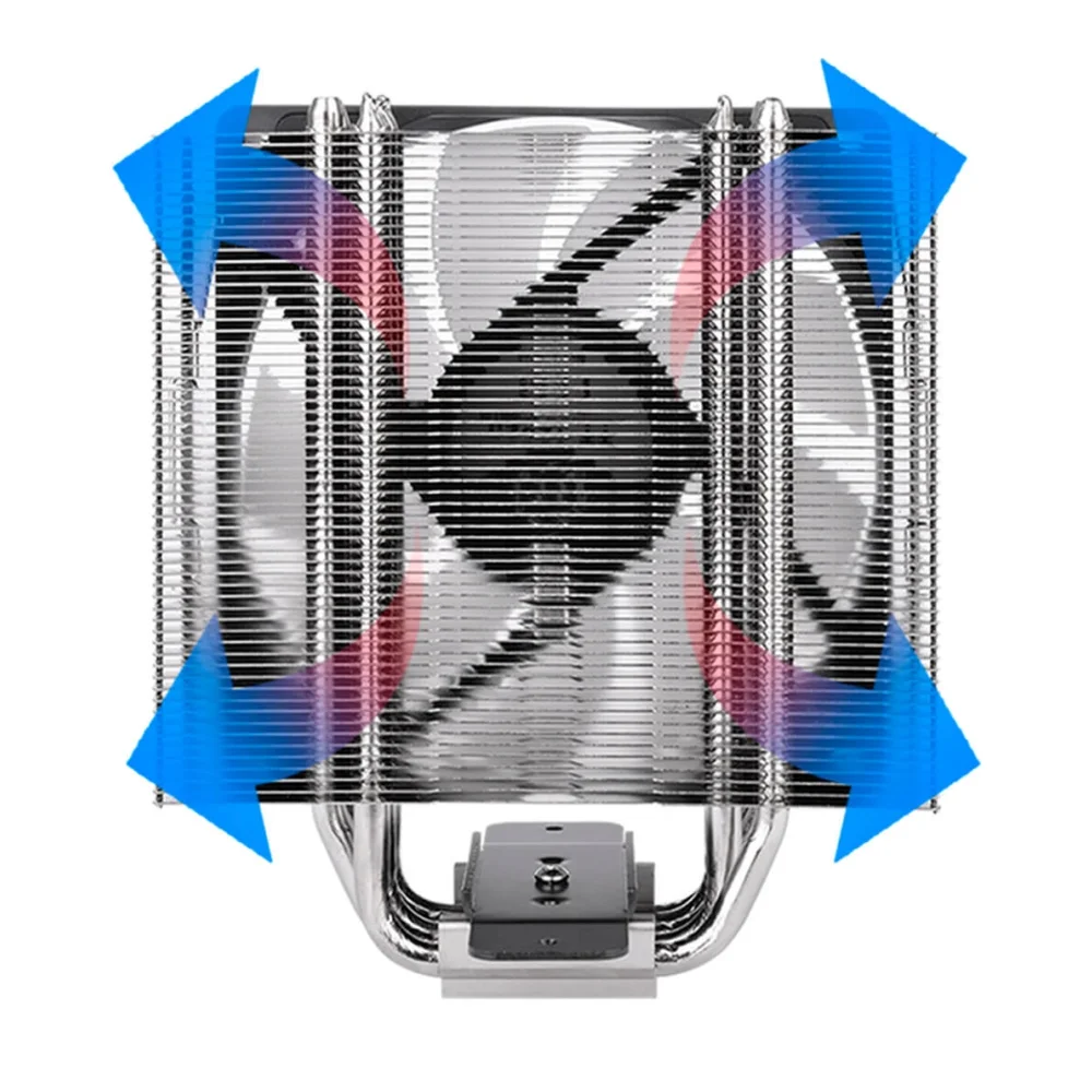 Air Cooler 120mm Thermaltake Ux210, ARGB, Black - Cl-p079-ca12sw-a 6