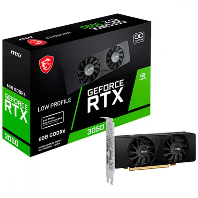 Placa De Vídeo RTX 3050 Msi Geforce 6GB GDDR6