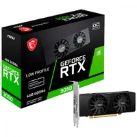 Placa De Vídeo RTX 3050 Msi Geforce, Low Profile, 6GB, GDDR6, 96 Bits - 912-V812-023 Placa De Vídeo RTX 3050 Msi Geforce, Low Profile, 6GB, GDDR6, 96 Bits - 912-V812-023