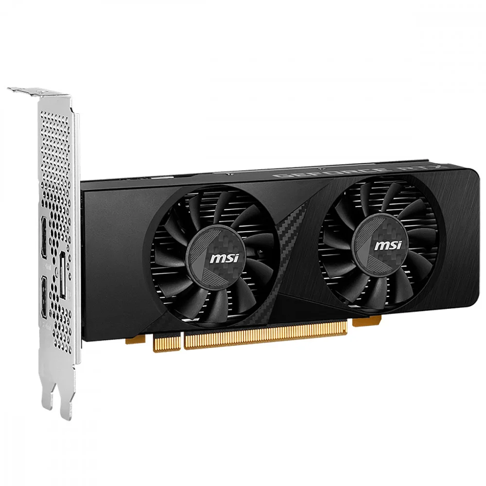 Imagem 4 de 5 do produto Placa De Vídeo RTX 3050 Msi Geforce, Low Profile, 6GB, GDDR6, 96 Bits - 912-V812-023