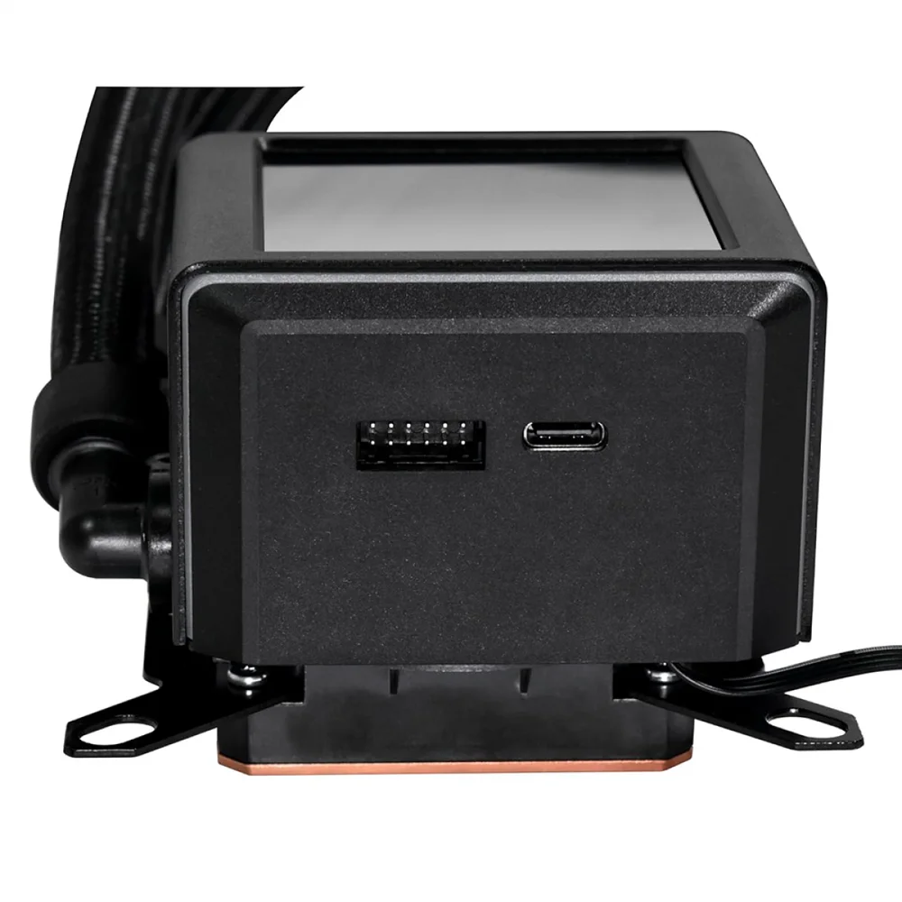Water Cooler 280 Display Lcd Lian Li Galahad Ii Aio, ARGB, 280mm, Intel-amd, Preto - Ga2alcd28b 7