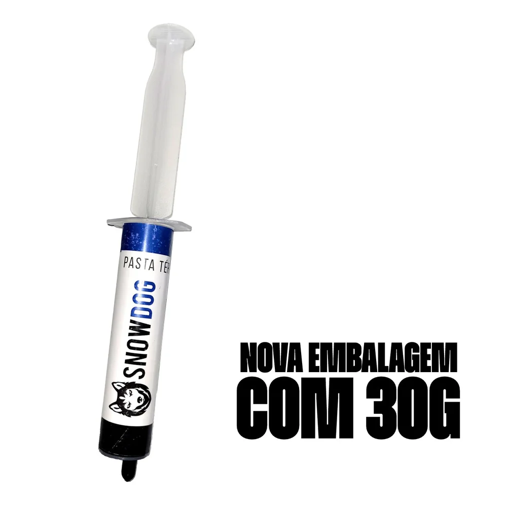 Pasta Térmica Snowdog Husky Alta Performance Profissional 12,8w/m.k 30g 7