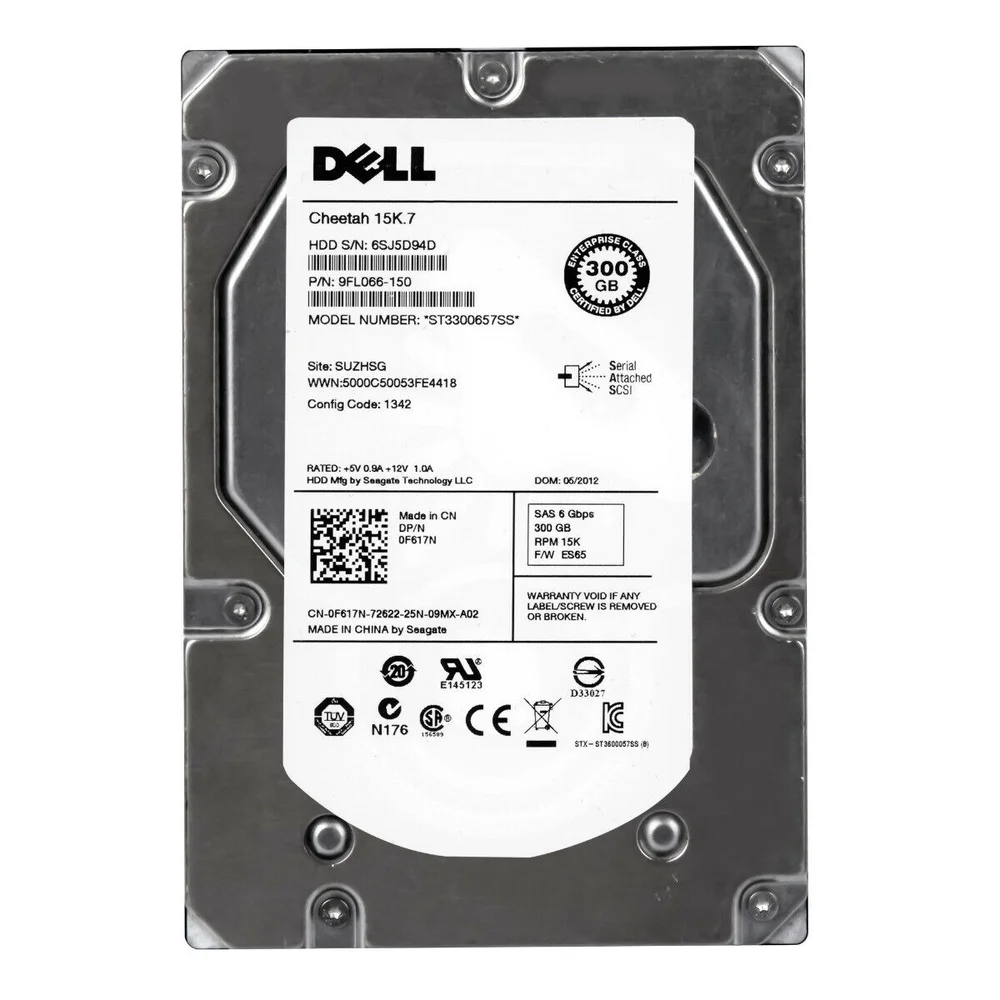 Hd Dell Sas 300gb 3.5 15k.7 Pn F617n 0f617n St3300657ss 0 Horas. Hd Dell Sas 300gb 3.5 15k.7 Pn F617n 0f617n St3300657ss 0 Horas.