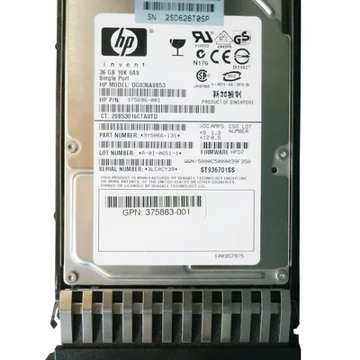 Hd Sas Hp 36gb 10k 2.5 Dg036a8b53 375696-001