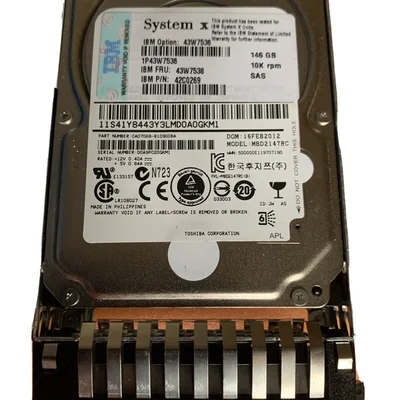 Hd Sas Ibm 146gb 10k 2.5 43w7538 42c0269 Huc101414css300