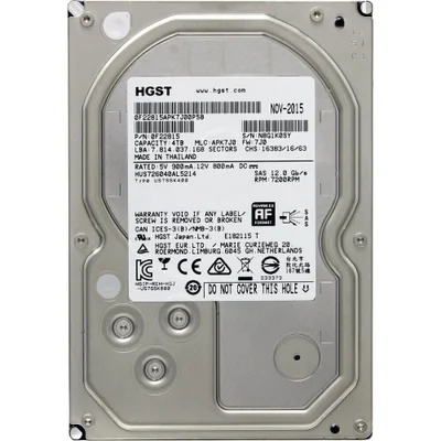 Hd Sas Hp 4TB 3.5 Hakp4000s5xen7.2 818385-002 0f22978 Rec.