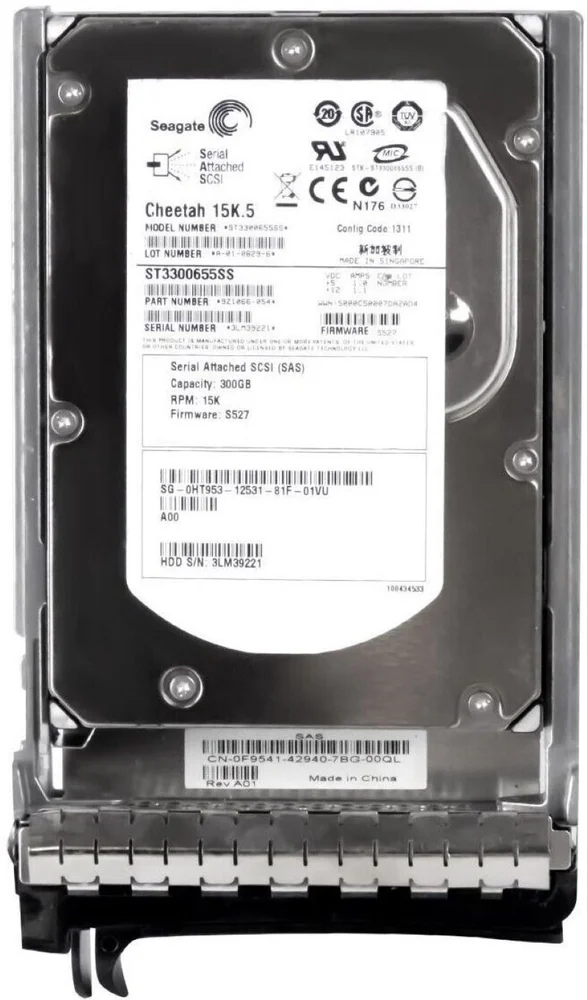 Hd Sas Dell 300gb Cheetah 15k.5 3.5 0ht953 Ht953 St3300655ss.