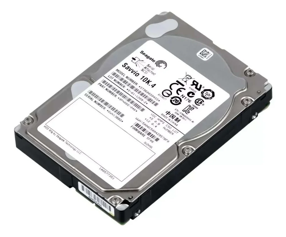 Hd Seagate St9600204ss 600gb Sas 10k 2.5 Cor Prata