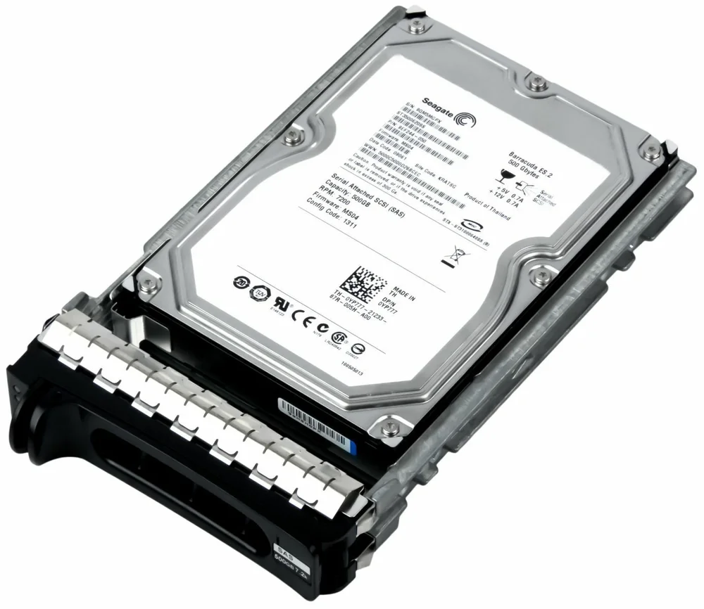 Hd Sas Dell 500gb 7.2k 3.5  0yp777 Yp777 St3500620ss
