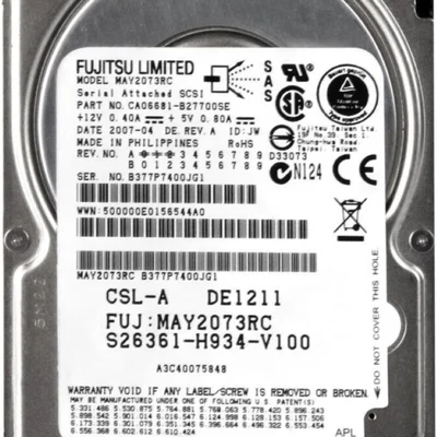 Hd Sas Sun Oracle 73gb 10k 2.5 May2073rc May2073rcsun73g