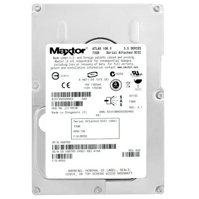 Hd Sas Dell Maxtor 73gb 10k 3.5 0g8763 G8763 Rec