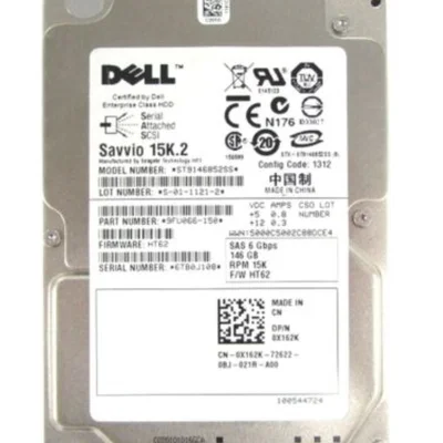 Hd Sas Dell 146gb 15k 2.5 0x162k X162k 6gbps