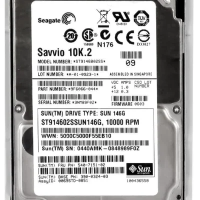 Hd Sas Sun Seagate 146gb 10k 2.5 St914602ssun146g Rec