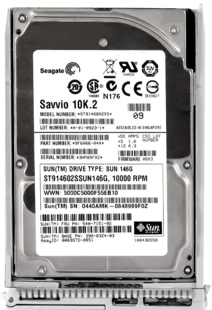 Hd Sas Sun Seagate 146gb 10k 2.5 St914602ssun146g Rec Hd Sas Sun Seagate 146gb 10k 2.5 St914602ssun146g Rec