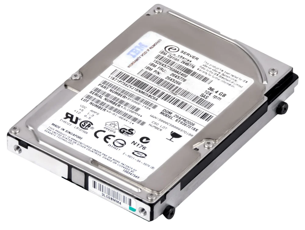 Hd Sas Ibm 36.4gb 10k 2.5 26k5778 26k5776 St936701ss. Hd Sas Ibm 36.4gb 10k 2.5 26k5778 26k5776 St936701ss.