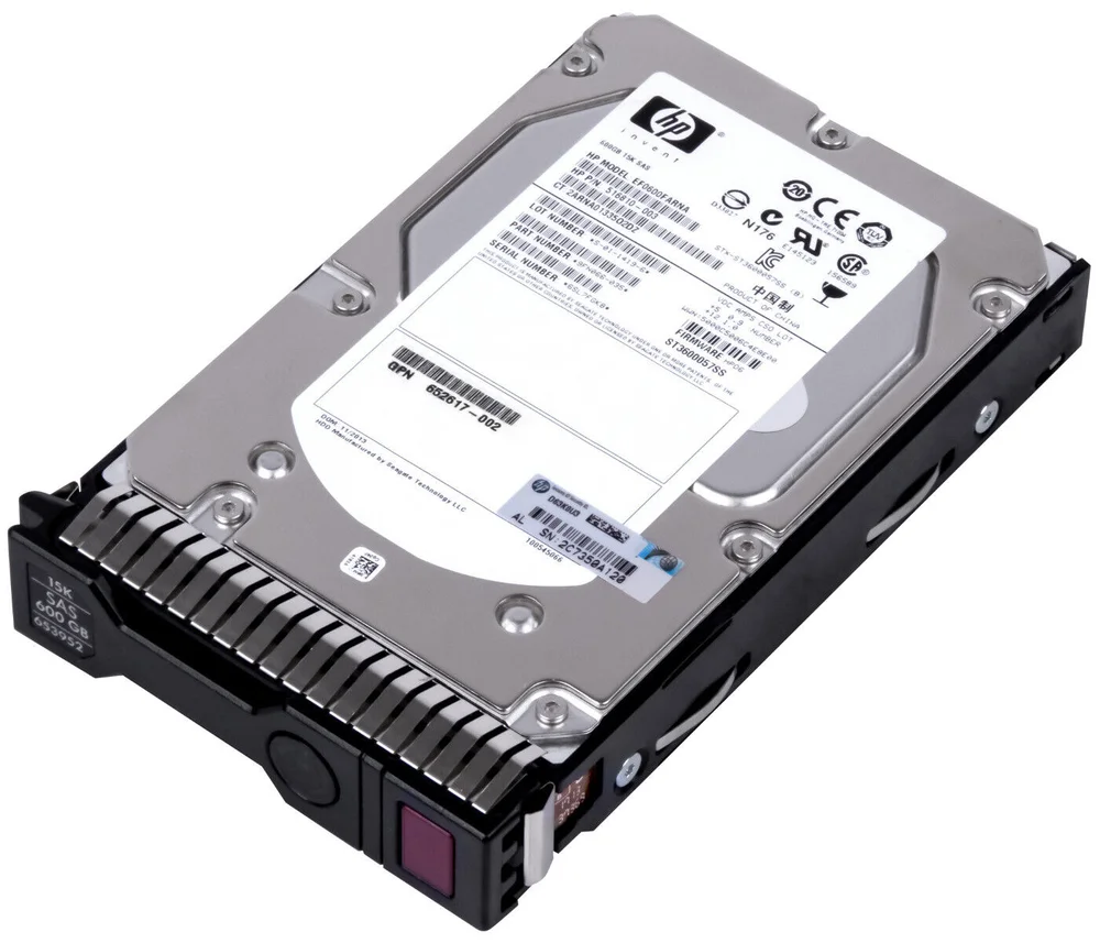 Hd Sas Hp 600gb 15k 3.5  Ef0600farna 6gbps