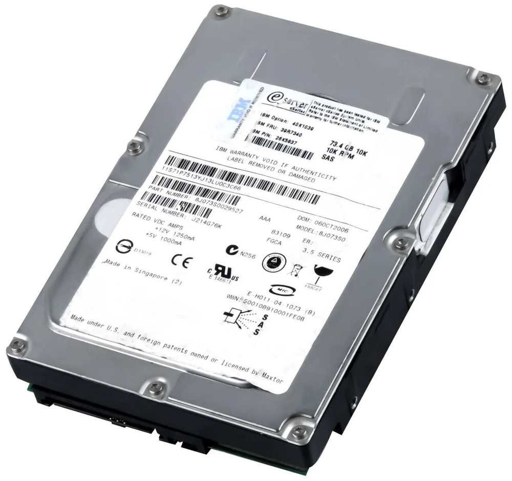 Hd Sas Ibm Maxtor 73.4gb 10k 3.5 39r7340 40k1039 26k5837 Rec Hd Sas Ibm Maxtor 73.4gb 10k 3.5 39r7340 40k1039 26k5837 Rec