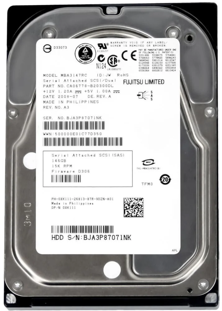Hd Sas Dell 146gb 15k 3.5 0xk111 Xk111 Mba3147rc Hd Sas Dell 146gb 15k 3.5 0xk111 Xk111 Mba3147rc