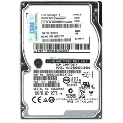 Hd Sas Ibm 600gb 2.5 Huc109060css600 0b26017